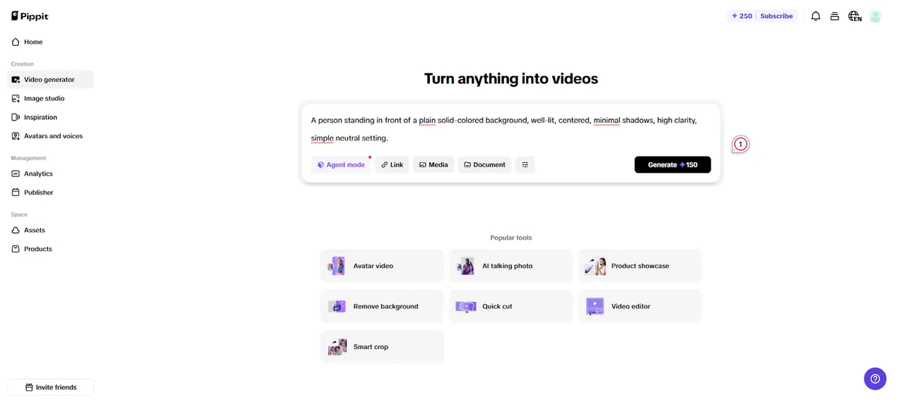 Start with Pippit setup